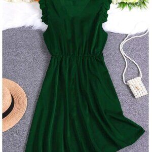 Shein A Line Green Dress Size 2X